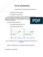 Tipos de Coordenadas CNC