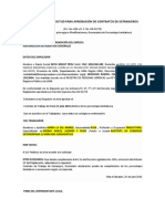 Formulario de Solicitud para Aprobación de Contratos de Extranjeros