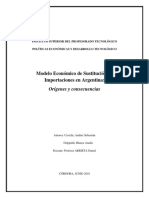 Modelo Económico de Sustitución de Importaciones en Argentina