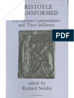 Aristotle Transformed The Ancient Commentators and Their Influence Ancient Commentators On Aristotle PDF