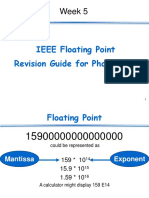 Week 5: IEEE Floating Point Revision Guide For Phase Test