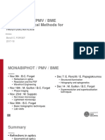 Monabiphot /PMV / Bme Advanced Optical Methods For Neurosciences