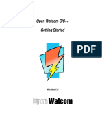 Open Watcom C/C++ Getting Started