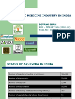 Ayurvedic Medicine Industry in India: Devang Shah