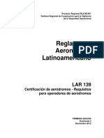 Reglamento Aeronáutico Latinoamericano: Certificación de Aeródromos - Requisitos para Operadores de Aeródromos