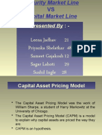 Security Market Line and Capital Market Line (SML CML)