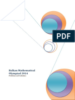 Balkan Mathematical Olympiad 20 - Several Authors PDF