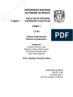 Medición de Temperatura LEM I