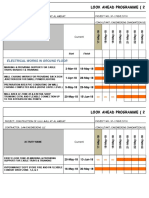 Look Ahead Programme (2 Weeks) : Electrical Works in Ground Floor