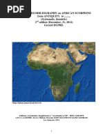 Annotated Bibliography On African Scorpions