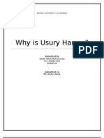 Why Usury Is Haram