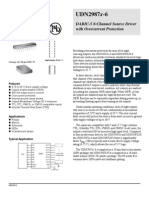 UDN2987x-6: DABIC-5 8-Channel Source Driver With Overcurrent Protection