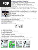 Mudanças de Estado Físico Da Matéria