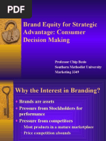 Brand Equity For Strategic Advantage: Consumer Decision Making