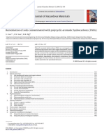 Journal of Hazardous Materials: Remediation of Soils Contaminated With Polycyclic Aromatic Hydrocarbons (Pahs)