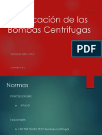 Clasificacion de Las Bombas Centrifugas API 610