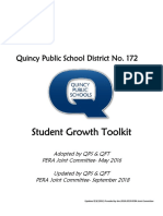 September 2018 Updated Student Growth Toolkit