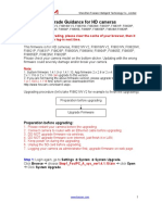 Upgrade Guidance For HD Cameras