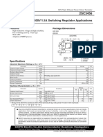 800V/1.5A Switching Regulator Applications: Package Dimensions Features