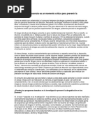 Prevencion Contra El Consumo de Drogas en Los Adolescentes