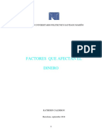 Factores Que Afectan El Dinero