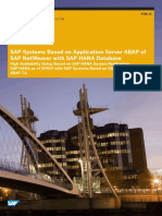 HANA and ABAP On One Server Replication