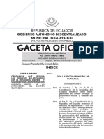 Gaceta 71 Ordenanza Regulacion Procesos Ambientales Municipio