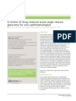 A Review of Drug-Induced Acute Angle Closure Glaucoma For Non-Ophthalmologists PDF