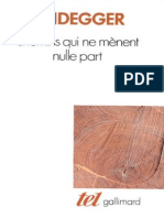 Heidegger - Chemins Qui Ne Menènt Nulle Part PDF