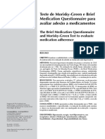 Teste de Morisky Adesão Medicamentosa