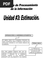 Unidad #3 Estimación