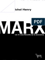 Henry, Michel Marx Vol. II - Una Filosofia de La Economía