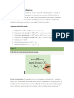 Cálculo de Impedancias