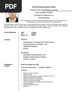 CV de Mattew Denis Mamani Flores