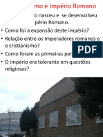 História Antiga - Cristianismo e Império Romano