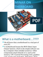 Seminar On Motherboard