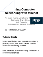 Teaching Computer Networking With Mininet