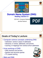 Domain Name System (DNS) : Reading: Section 9.1