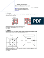 Puzzles of 1-st Round of Internet Puzzle-Solvers Test: 1. Distances