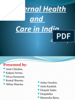 Final Maternal Health and Care in India