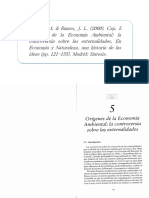 Cuerdo y Ramos: Cap. 5 Orígenes de La Economía Ambiental.