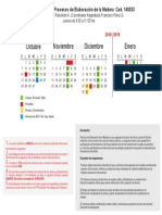 Calendario 2018 Procesos de Elaboracion de La Madera