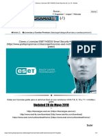 Claves y Licencias ESET NOD32 Smart Security 4,8, 9 y 10 + Mobile