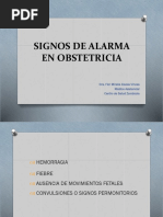 Signos de Alarma en Obstetricia