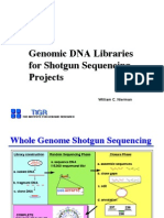 Genomic DNA Libraries For Shotgun Sequencing Projects