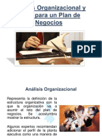 Analisis Organizacional y Lega Lpara Un Plan de Negocios