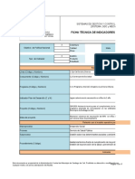 Ficha Tecnica de Indicador