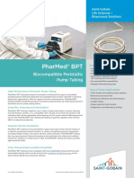 Data Sheet - Pharmed® BPT Biocompatible Peristaltic Pump Tubing PDF