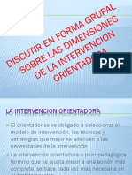 La Intervencion Orientadora