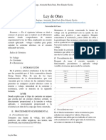 Informe - Ley de Ohm